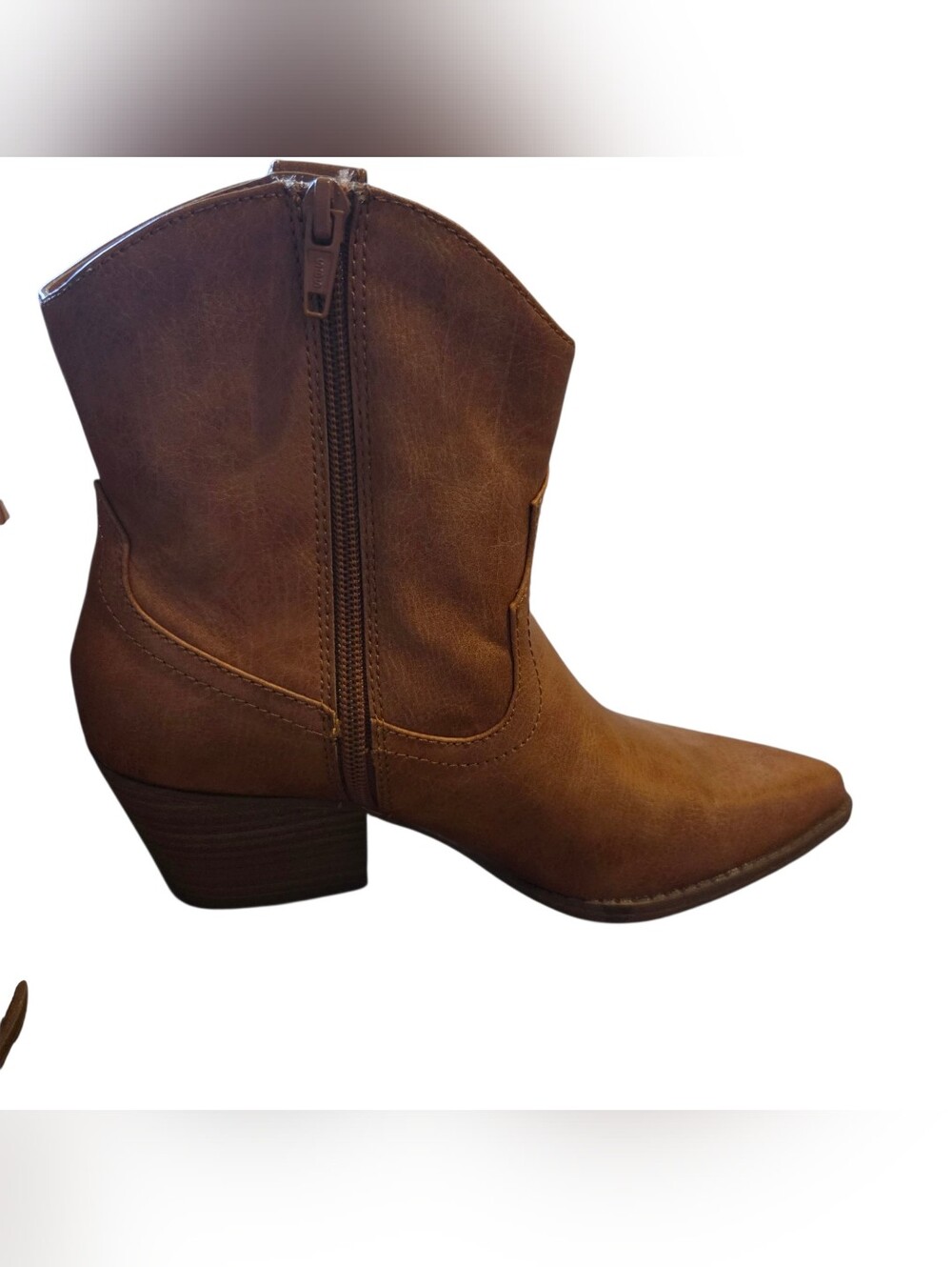 Universal Thread Brown Western Ankle Booties
